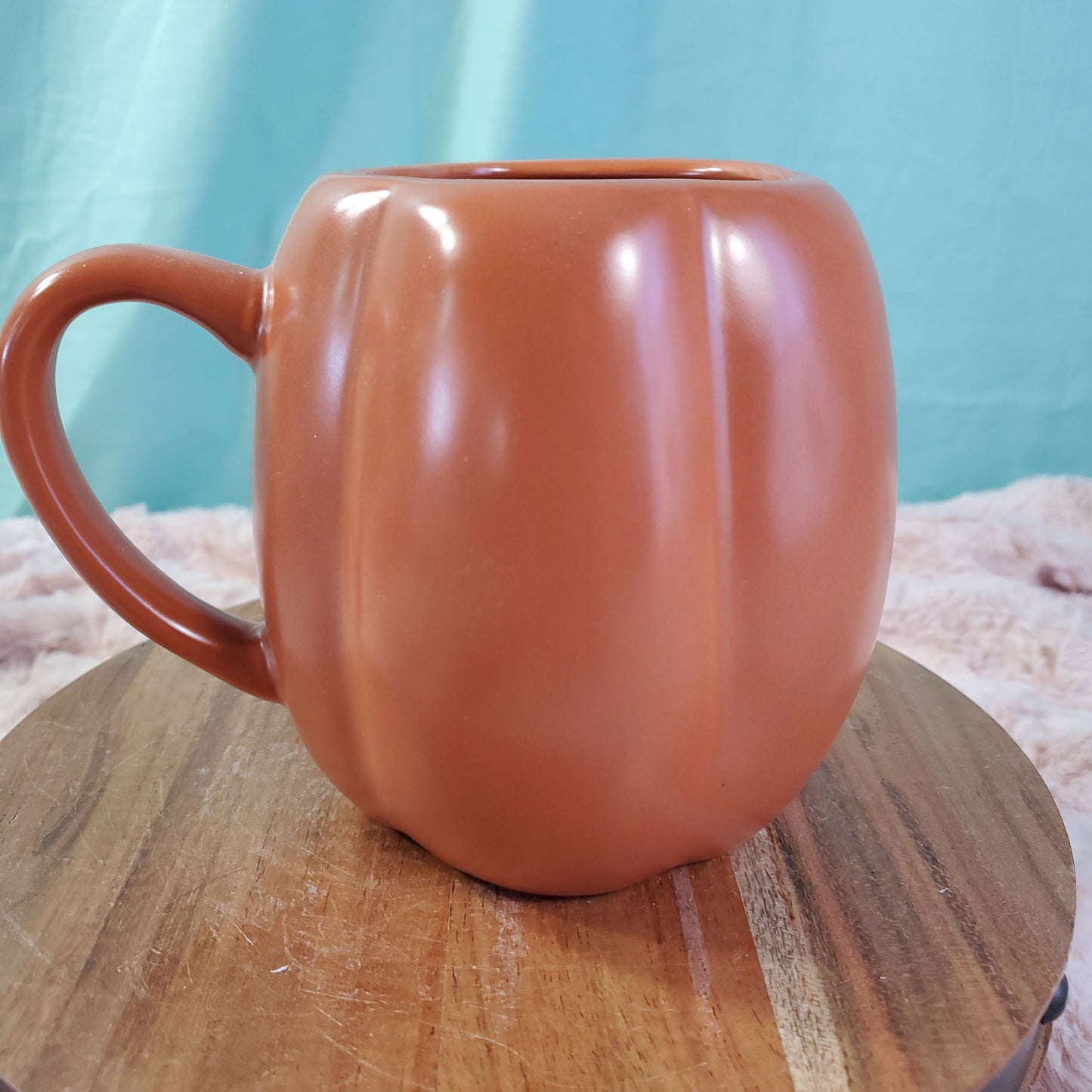 Rae Dunn "PUMPKIN SPICE" Pumpkin Shaped Mug - 18 oz
