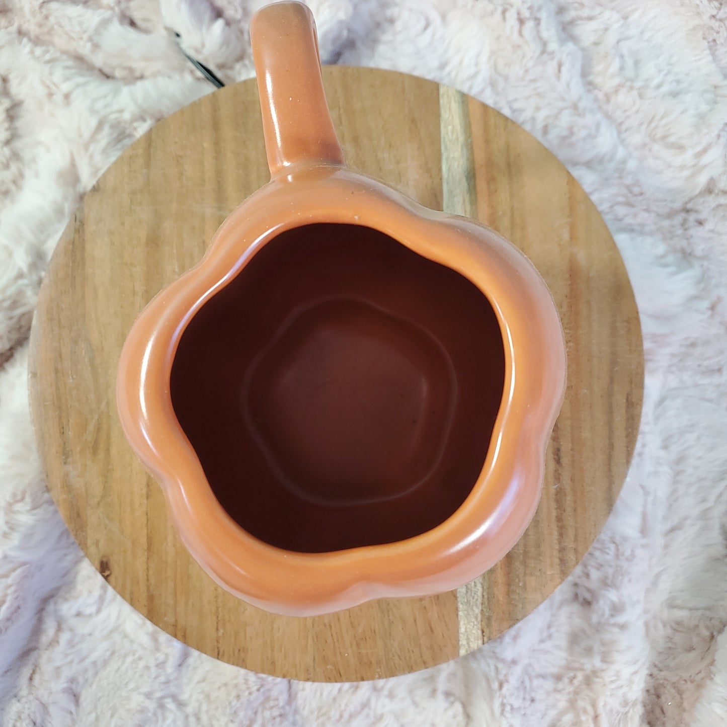 Rae Dunn "PUMPKIN SPICE" Pumpkin Shaped Mug - 18 oz