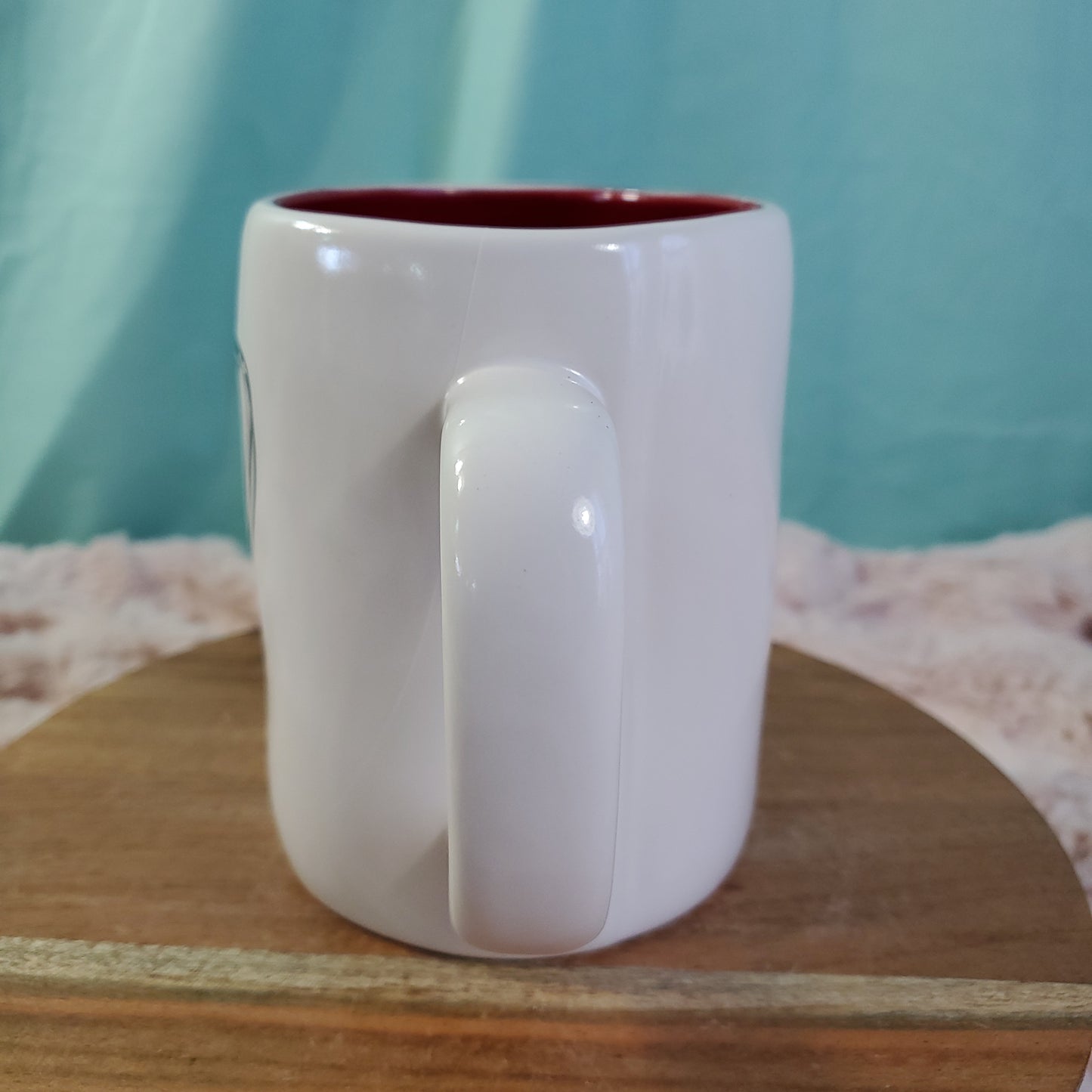 Rae Dunn "Love" Mug with Hand Drawn Heart Outline - 19.5 oz