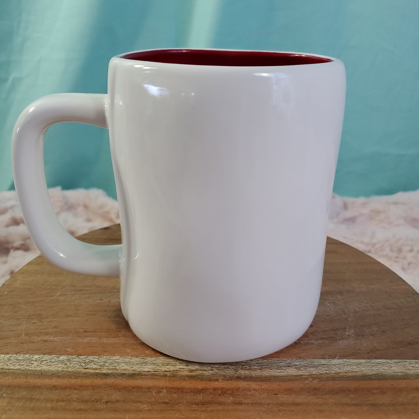 Rae Dunn "Love" Mug with Hand Drawn Heart Outline - 19.5 oz
