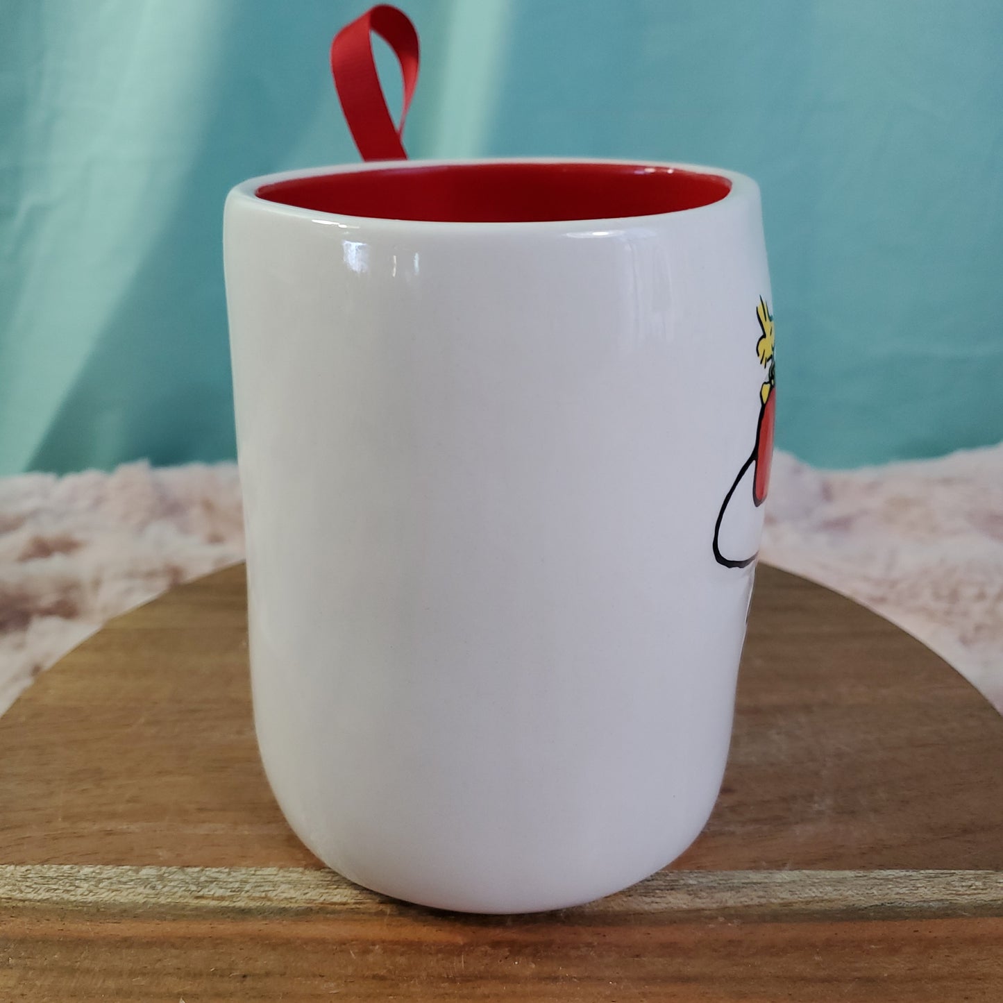 Rae Dunn Valentine's Day Snoopy Mug - "LOVED" - 19.5 oz