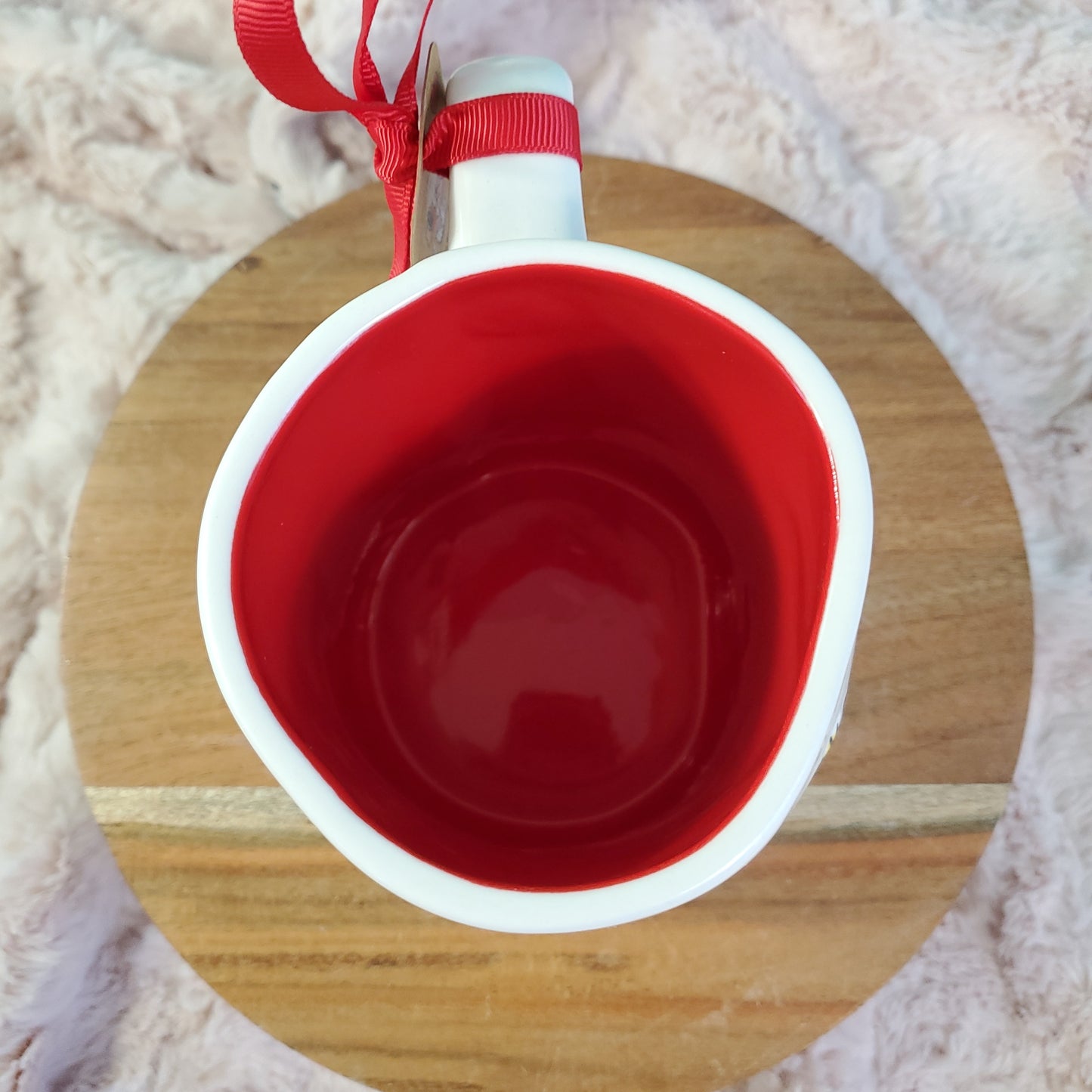 Rae Dunn Valentine's Day Snoopy Mug - "LOVED" - 19.5 oz