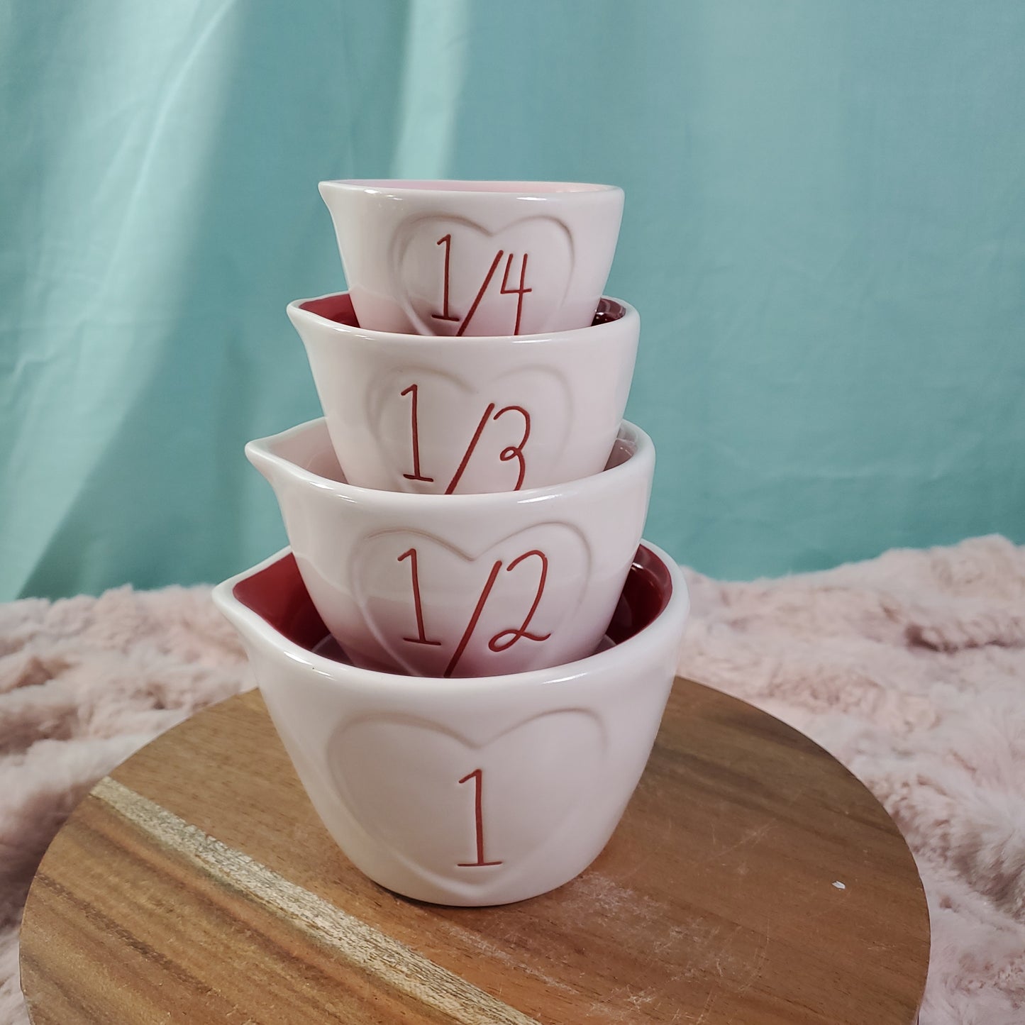 Rae Dunn Valentine's Day Snoopy Measuring Cups - Set of 4