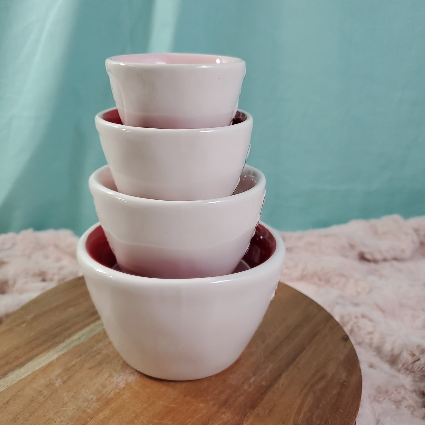 Rae Dunn Valentine's Day Snoopy Measuring Cups - Set of 4
