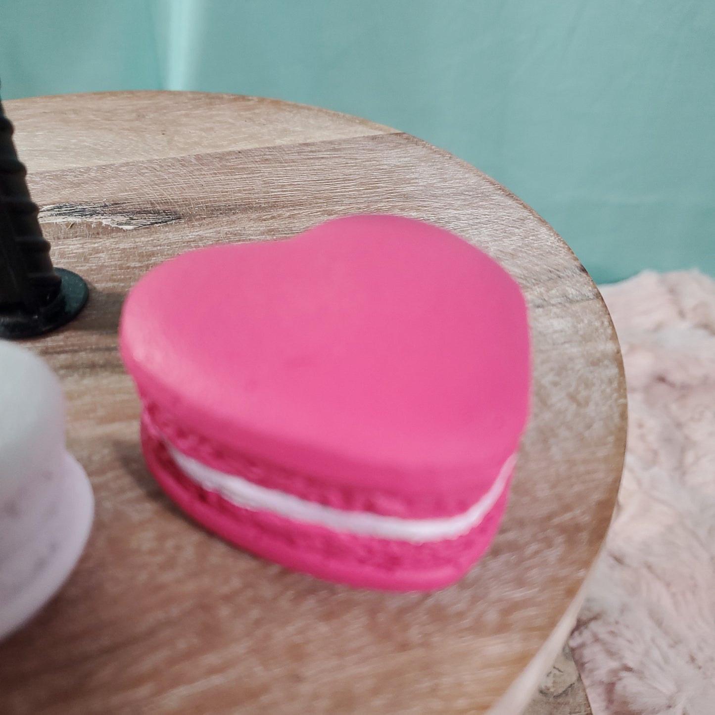 Cupcakes and Cashmere Valentine's Day Faux Conversation Heart Styled Macaroons - Set of 6