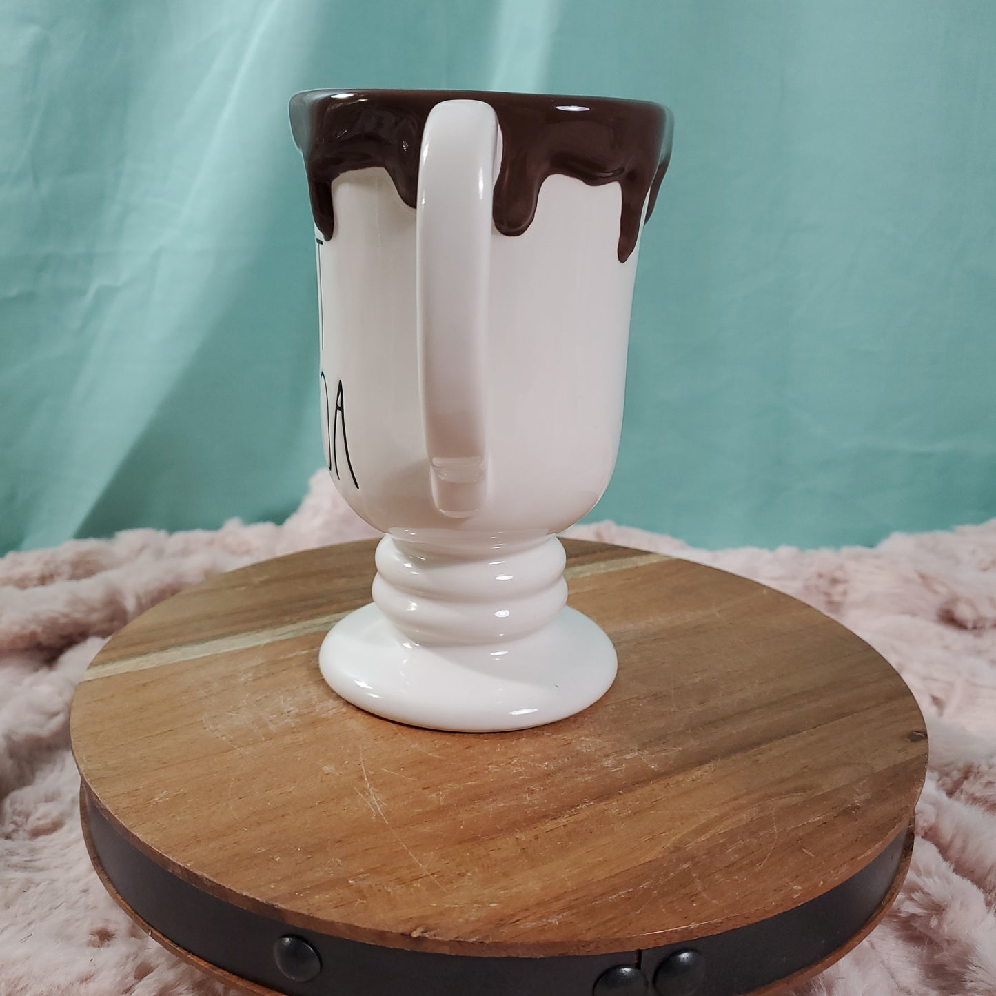 Rae Dunn "HOT COCOA" Ceramic Irish Cream Style Mug - New Release