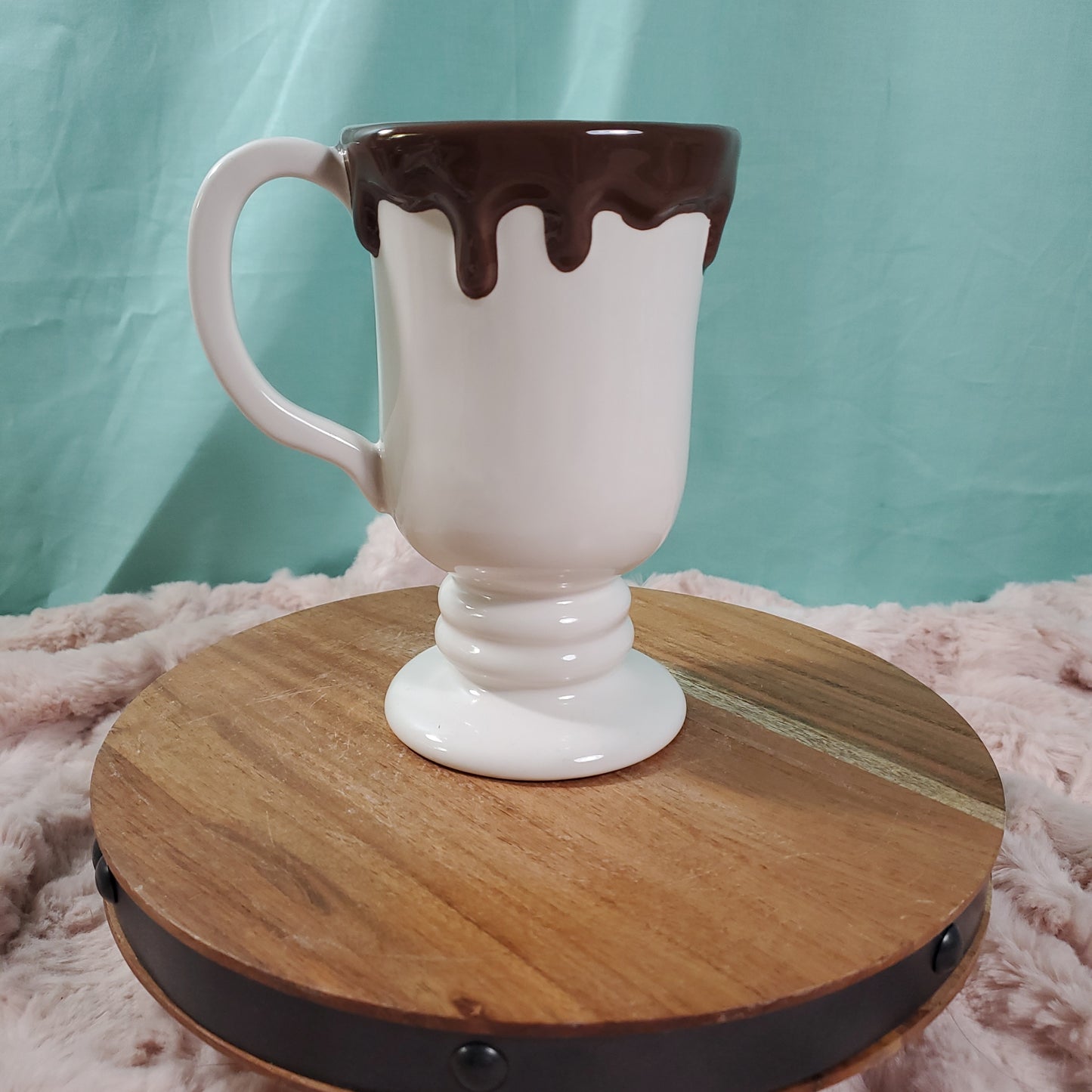 Rae Dunn "HOT COCOA" Ceramic Irish Cream Style Mug - New Release