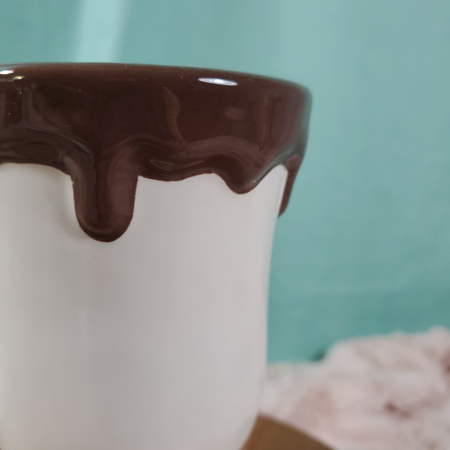 Rae Dunn "HOT COCOA" Ceramic Irish Cream Style Mug - New Release