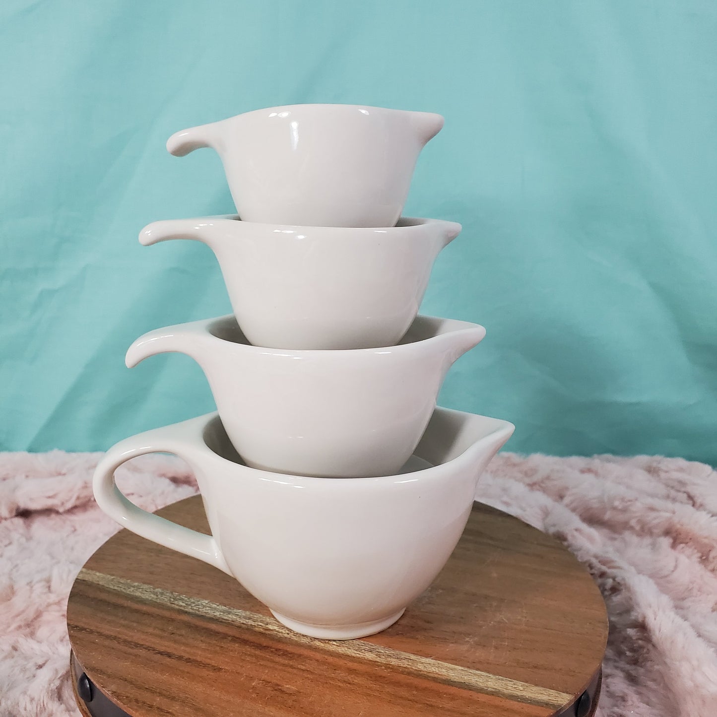 Rae Dunn Christmas Measuring Cups - Watercolor Snowmen