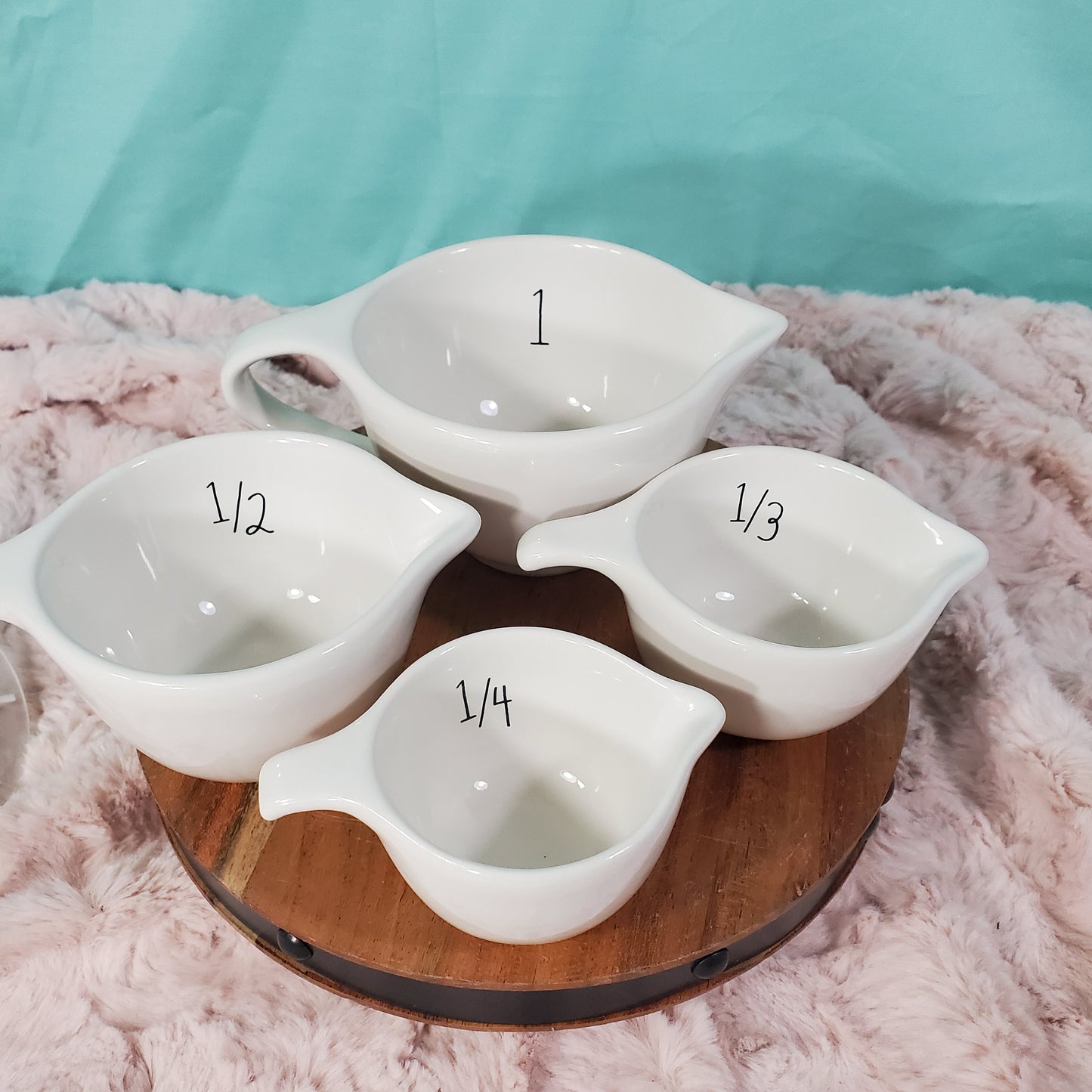 Rae Dunn Christmas Measuring Cups - Watercolor Snowmen