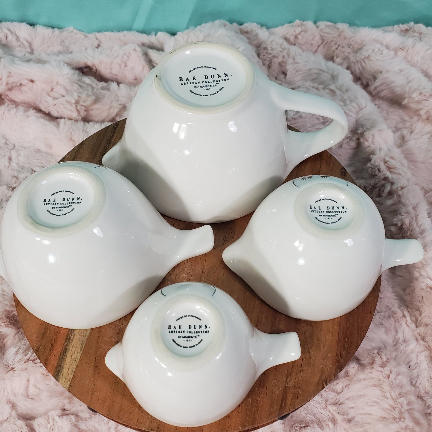 Rae Dunn Christmas Measuring Cups - Watercolor Snowmen