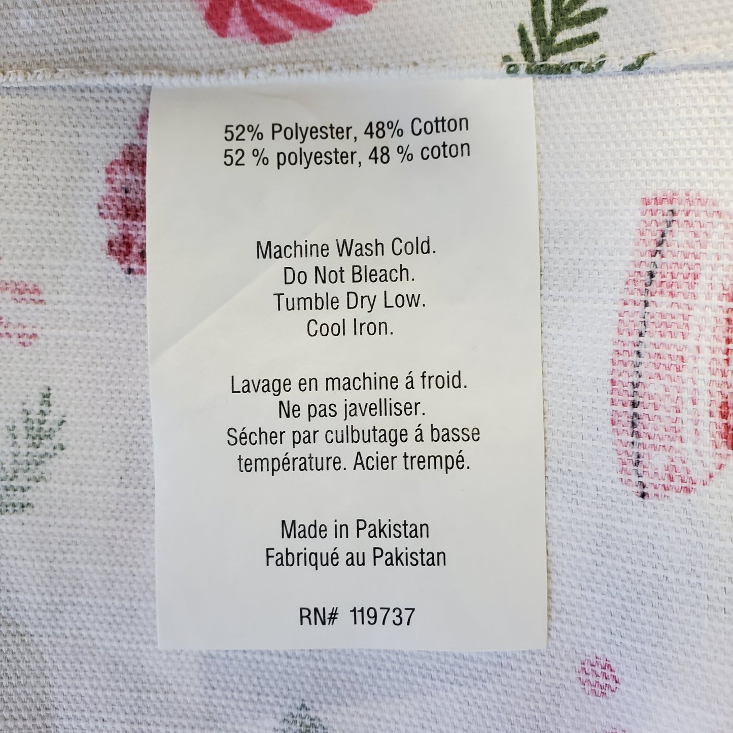 Holiday Twilight Town Reindeer and Pink Peppermint 72"x 72" Cotton Shower Curtain