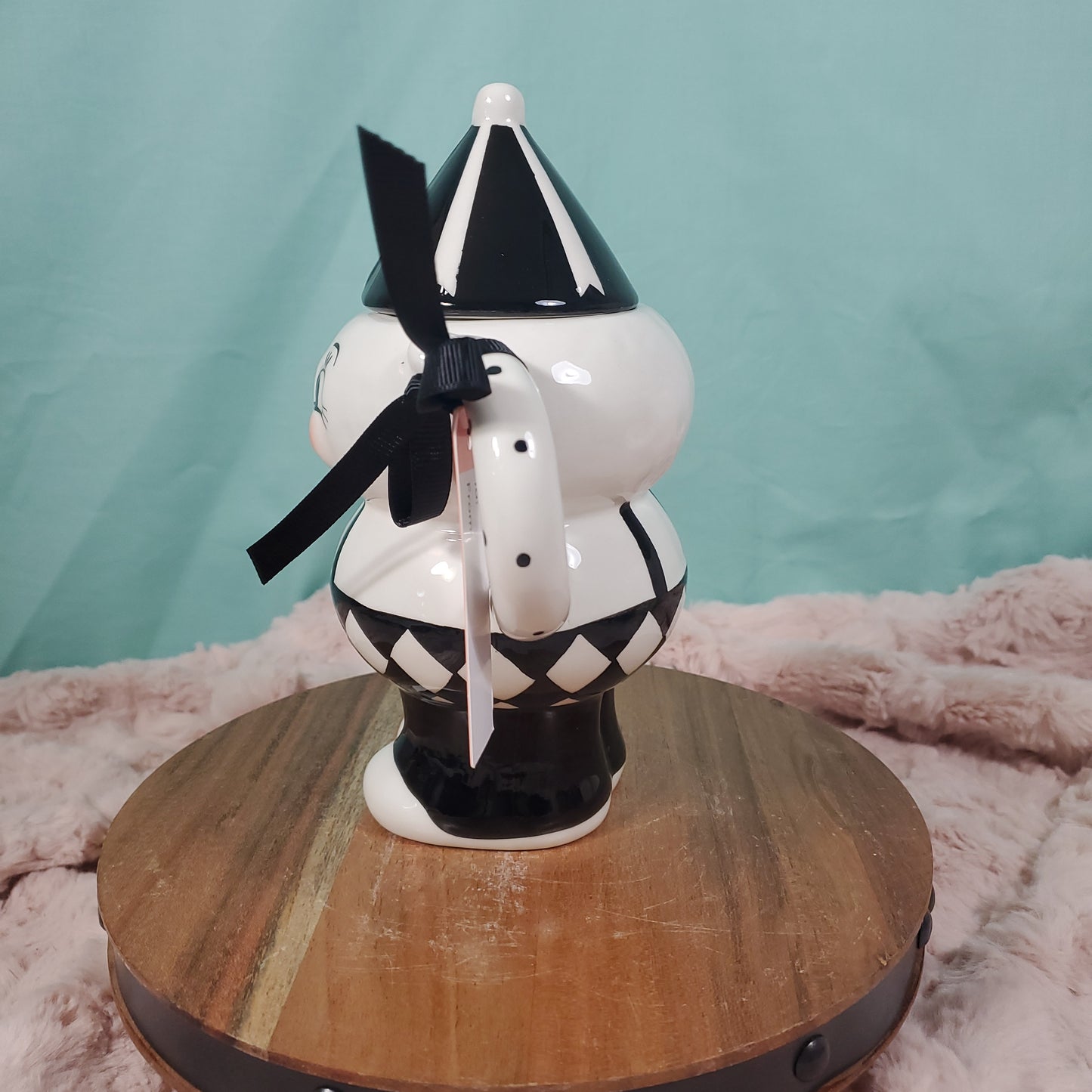 Johanna Parker Laughing Luna Moon Mug with Carnival Tent Topper - Unique Holiday Decor