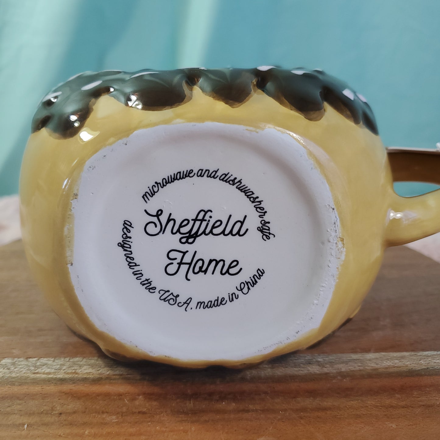 Sheffield Home Frosted Donut Shaped Mug - 10 oz, Hand-Painted
