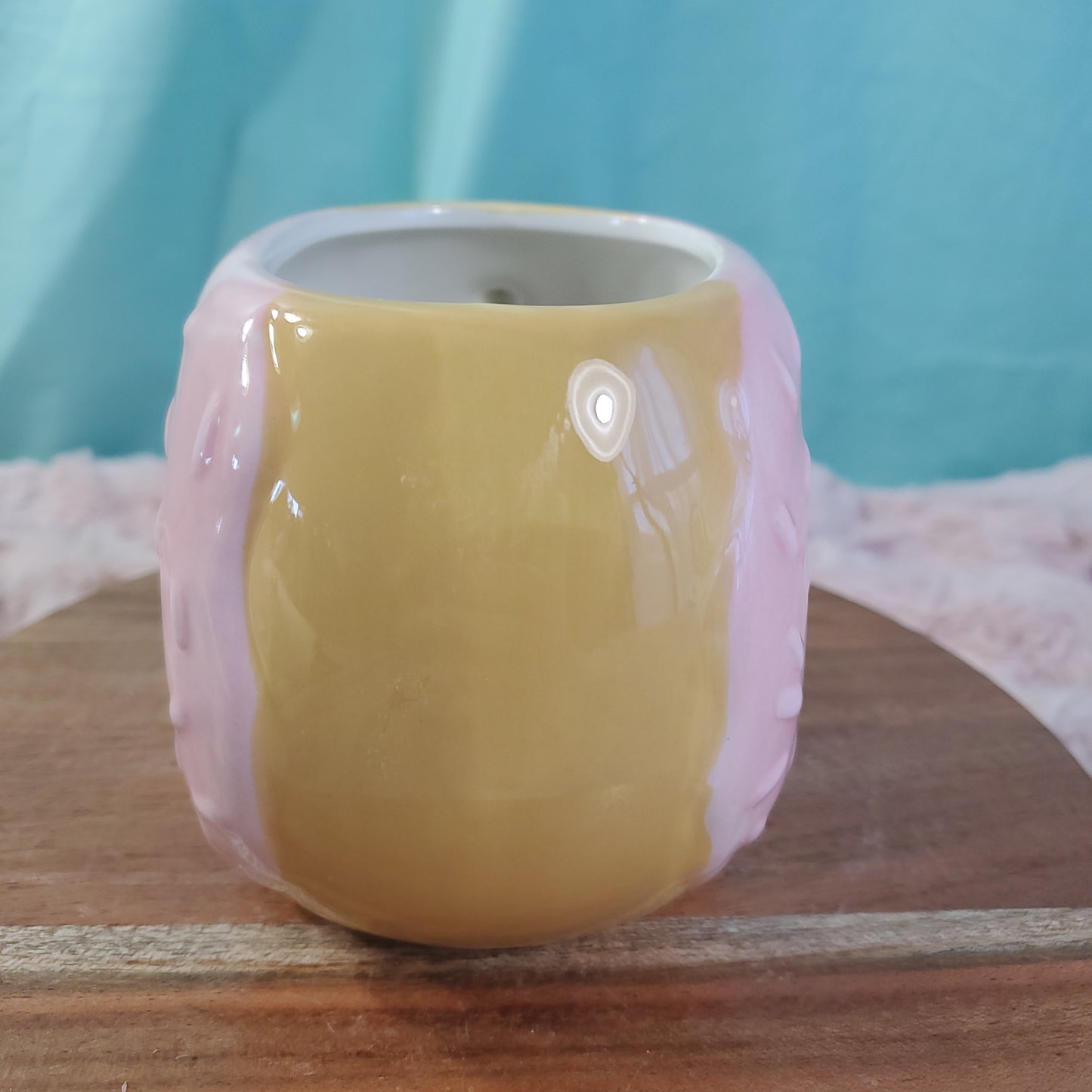 Sheffield Home Frosted Donut Shaped Mug - 10 oz, Hand-Painted