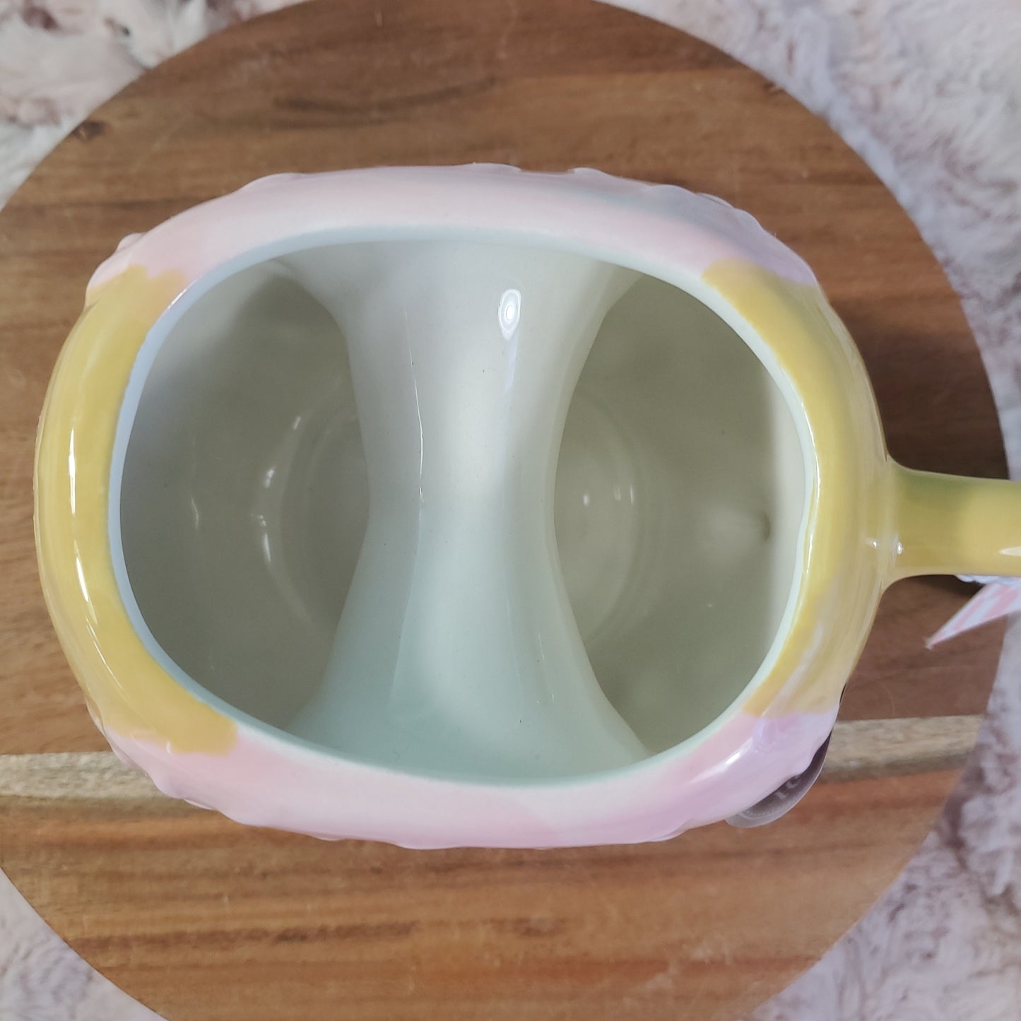 Sheffield Home Frosted Donut Shaped Mug - 10 oz, Hand-Painted