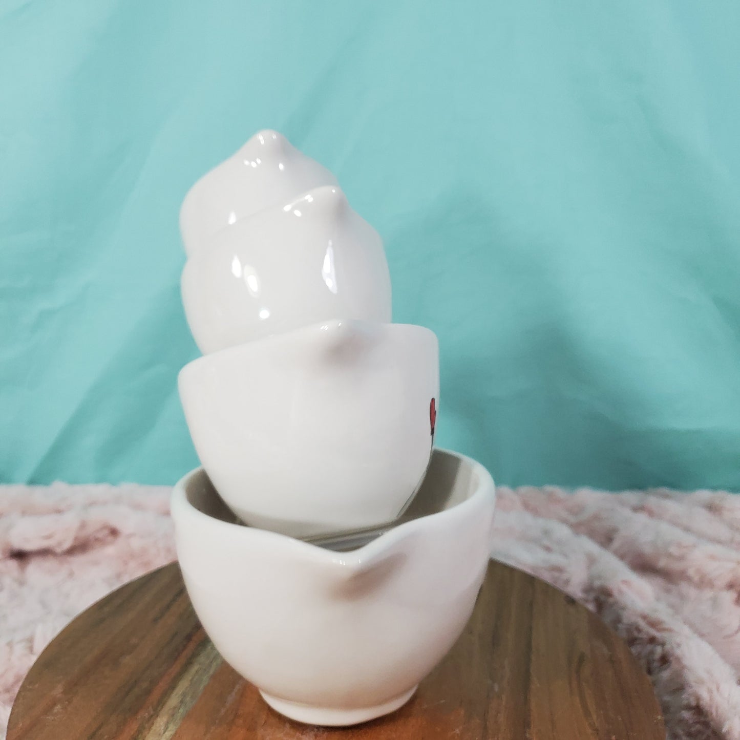 Rae Dunn Christmas Measuring Cups - Watercolor Snowmen