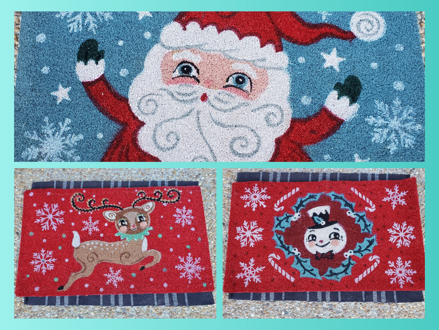 Johanna Parker Christmas Coir Door Mat