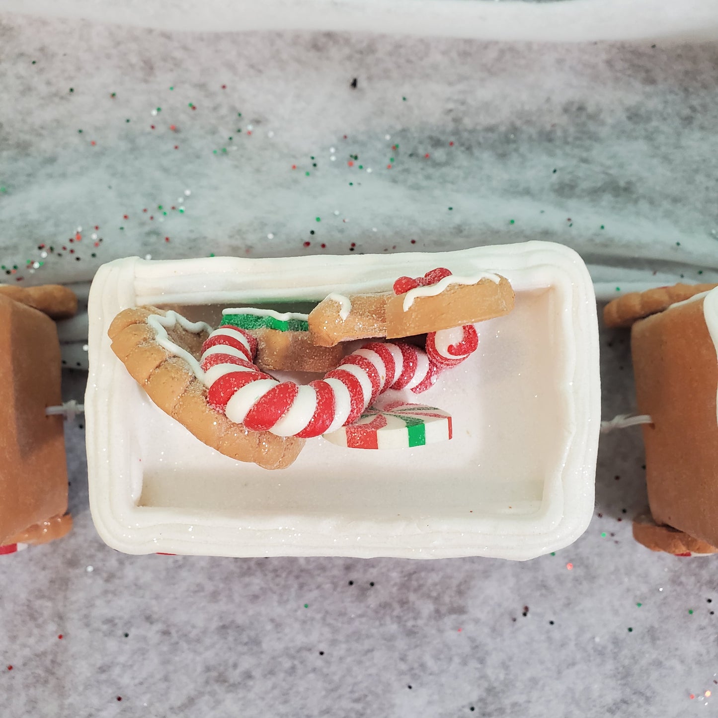 Gingerbread "Claydough" Christmas Train