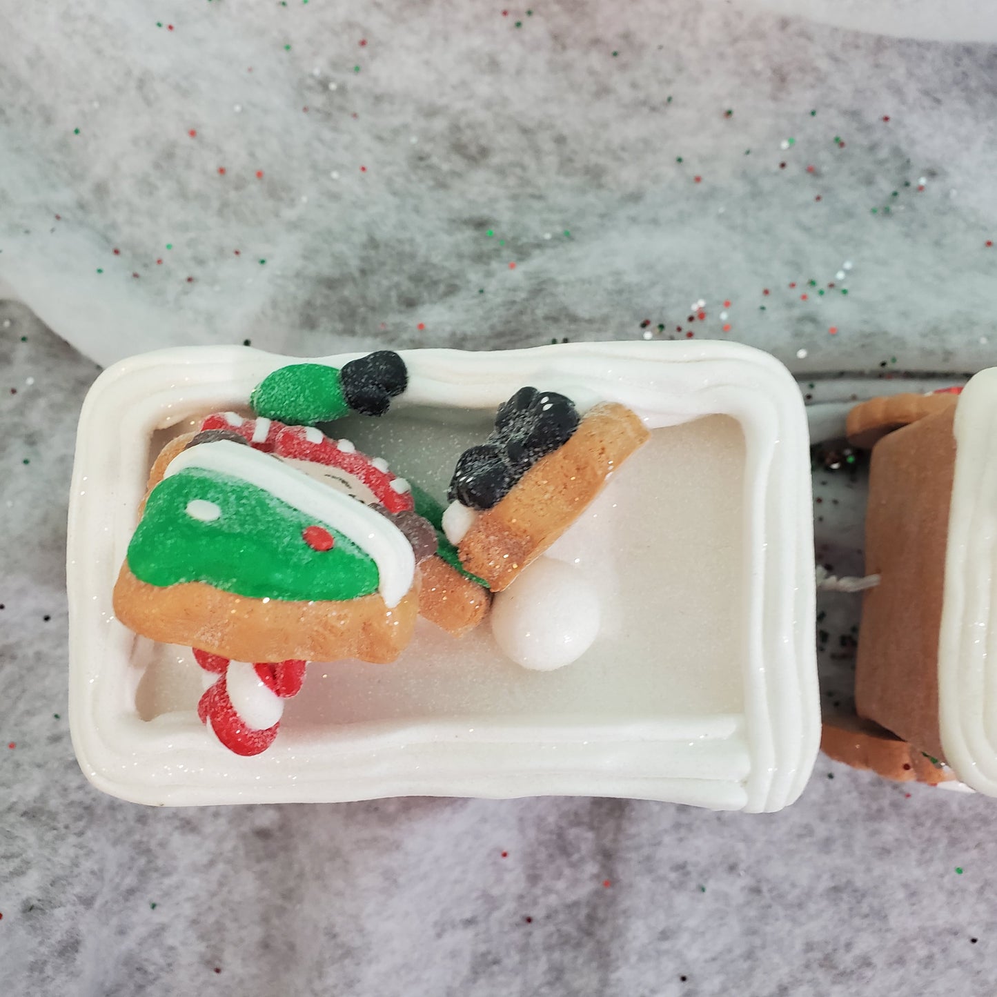 Gingerbread "Claydough" Christmas Train