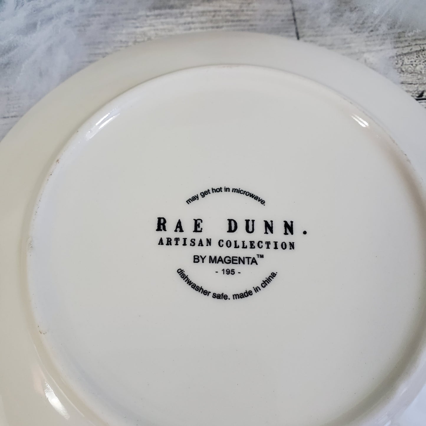 Rae Dunn Halloween Plates 6" Set of 4 - Spooktacular Ceramic Dinnerware