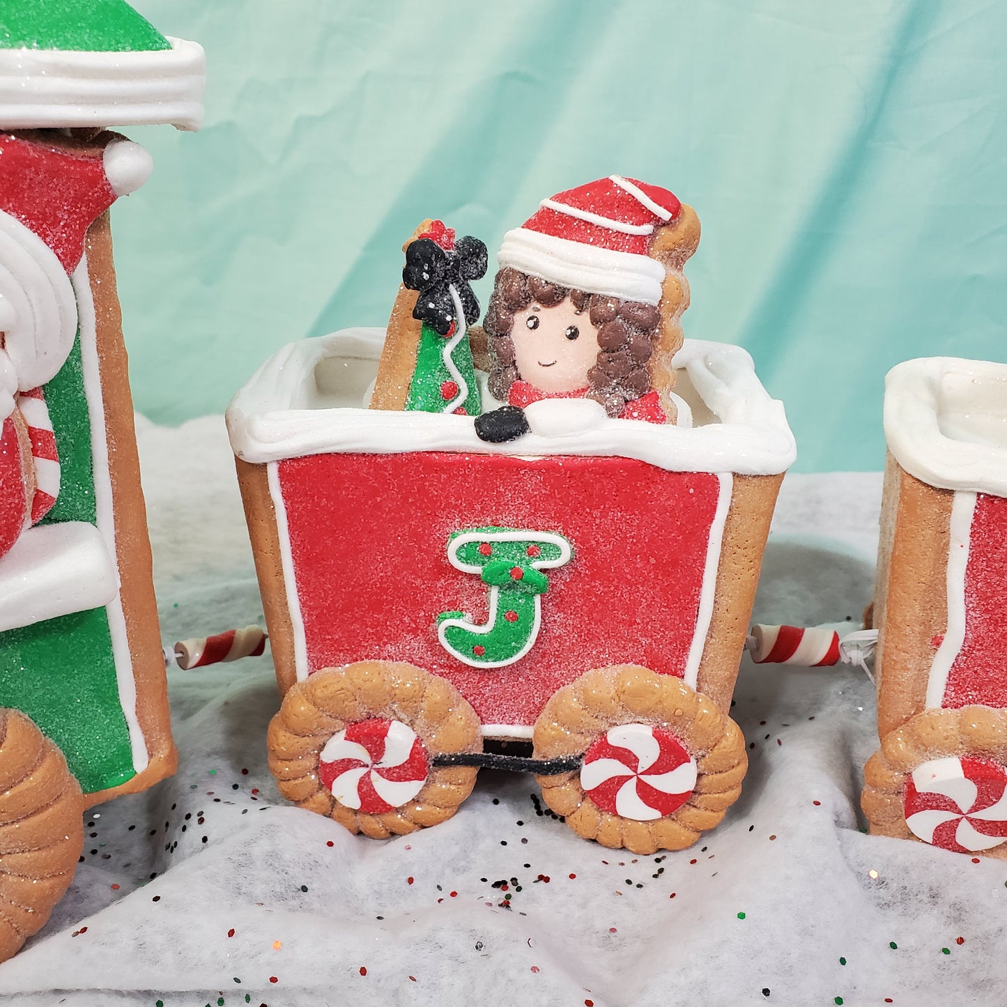Gingerbread "Claydough" Christmas Train