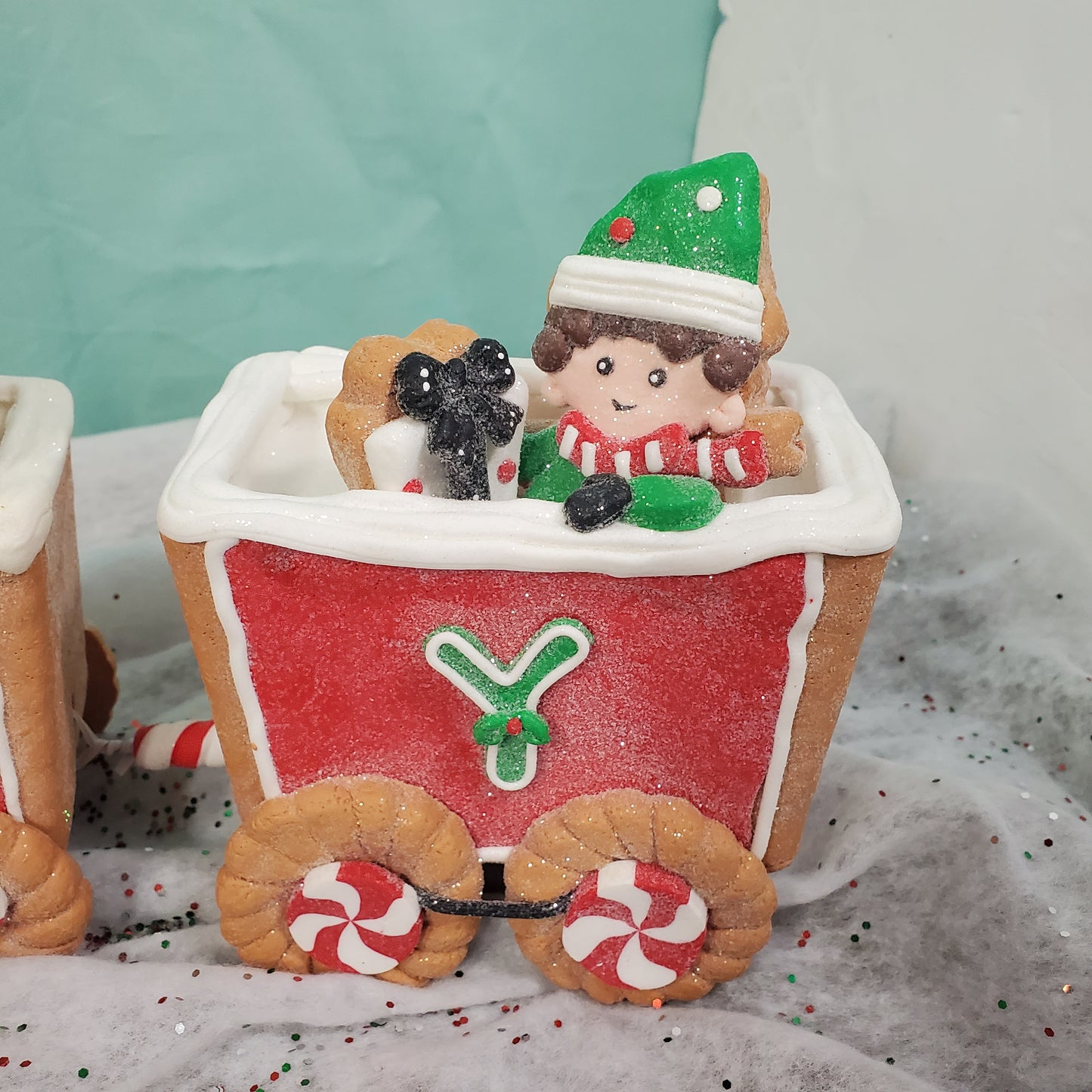 Gingerbread "Claydough" Christmas Train