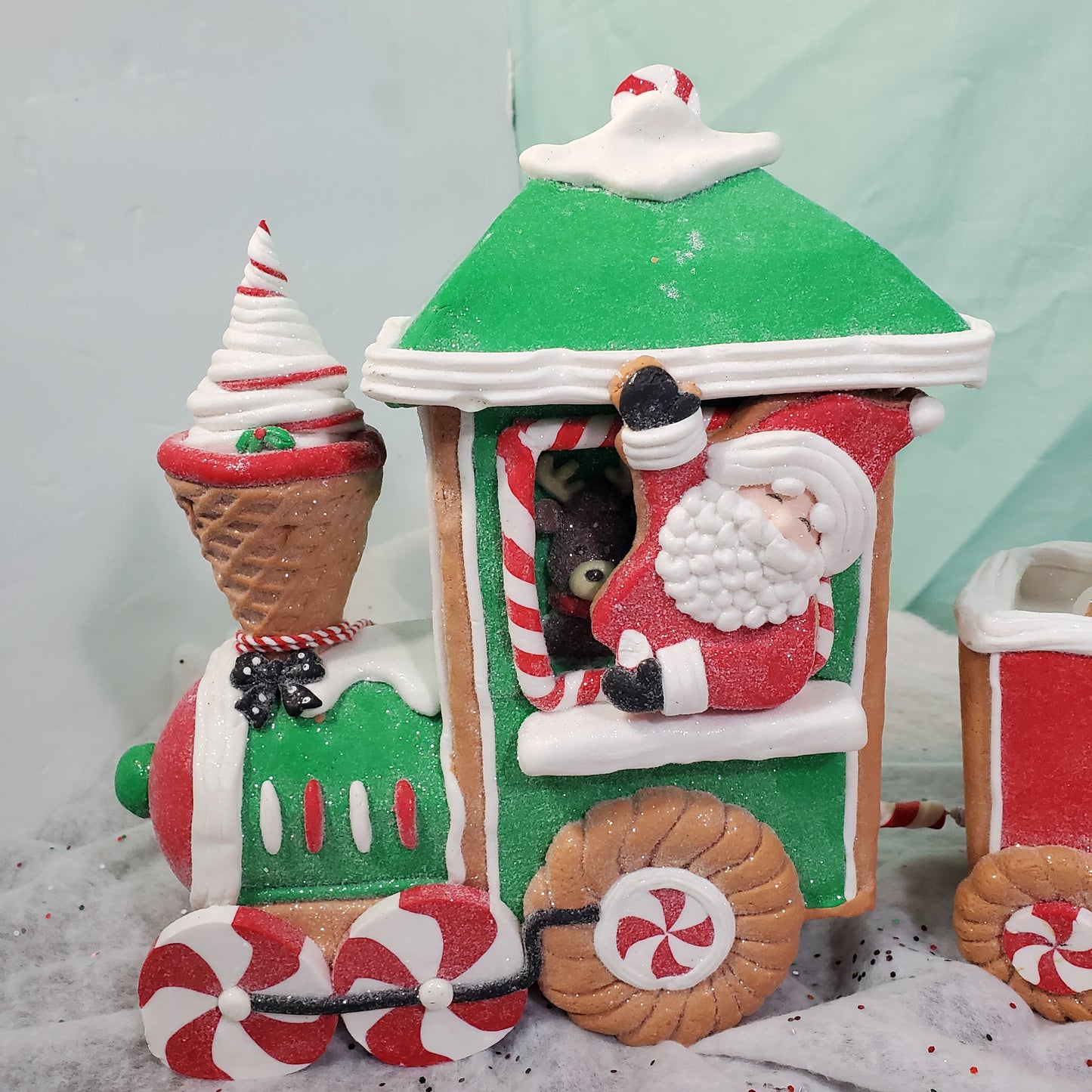 Gingerbread "Claydough" Christmas Train