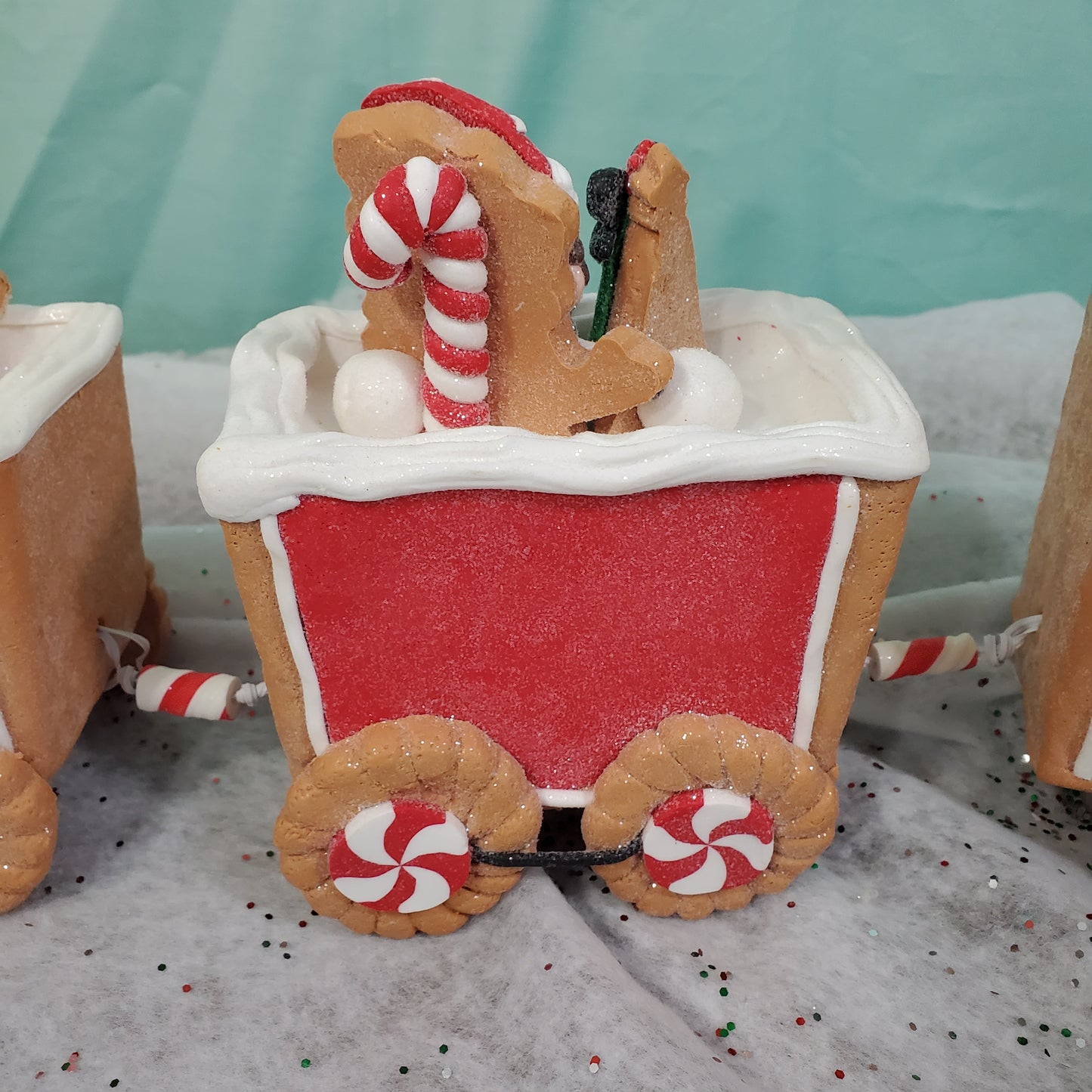 Gingerbread "Claydough" Christmas Train